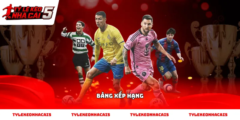 Theo dõi vị trí đội bóng trên Bảng Xếp Hạng trực tuyến